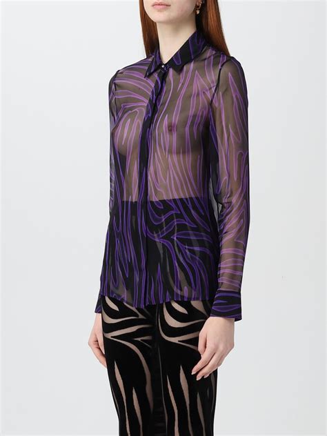 camicia pois versace|Nuova collezione di camicie da donna di Versace su Farfetch.